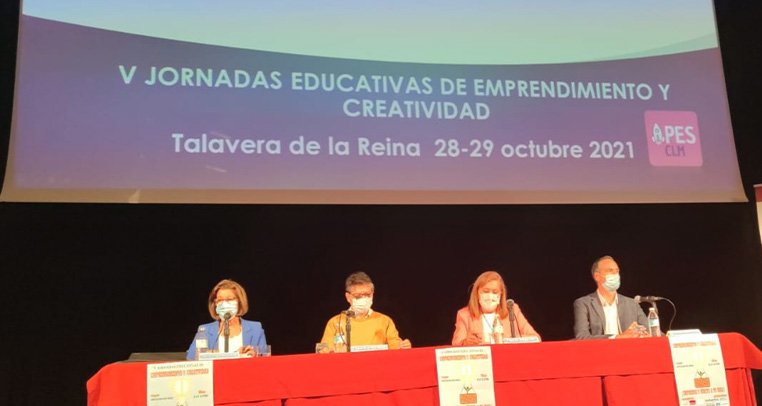 Lee más sobre el artículo La consejera de Educación inaugura las V Jornadas Educativas de Emprendimiento y Creatividad en Talavera de la Reina