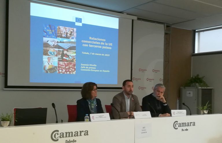 Lee más sobre el artículo El representante de la Comisión Europea en España, Ioannis Virvilis se reúne en la Cámara de Comercio con empresarios toledanos.