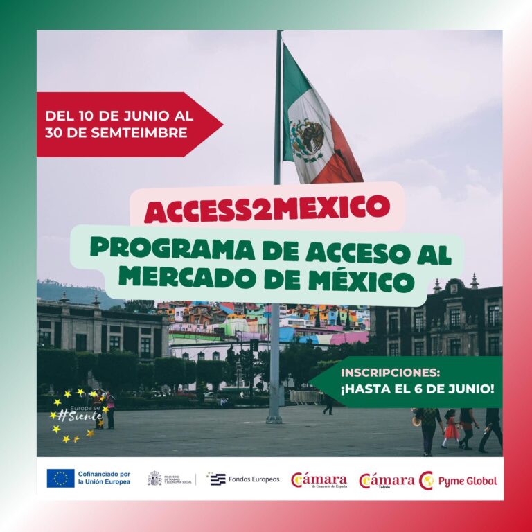 Lee más sobre el artículo Varias empresas de la provincia buscan oportunidades de negocio en el mercado Mexicano a traves del programa Access 2 Mexico de la Cámara de Toledo
