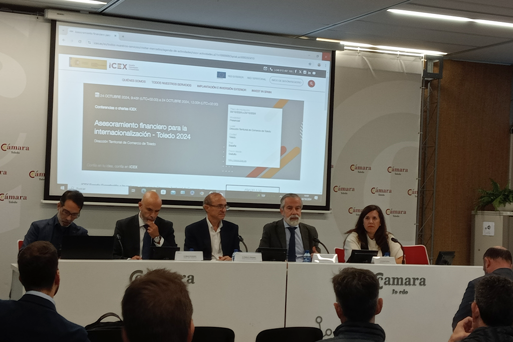 En este momento estás viendo La Cámara de Toledo acoge la jornada sobre asesoramiento financiero para la internacionalizacion organizada por ICEX