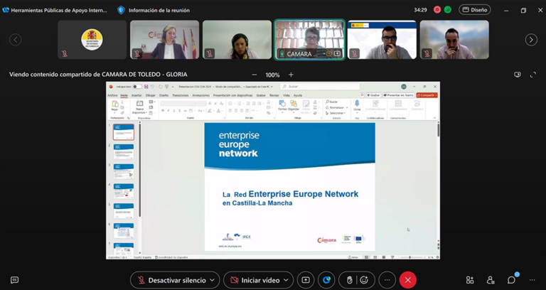 Lee más sobre el artículo La Cámara de Toledo presenta la Enterprise Europe Network en el programa “ready” de IPEX