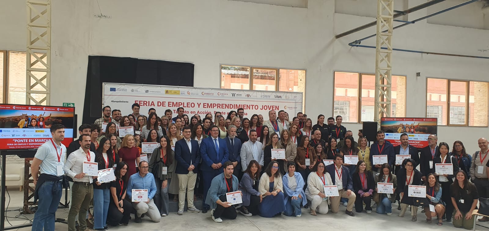 En este momento estás viendo Éxito de participación en la Feria de empleo joven “Ponte en Marcha”, iniciativa de la Cámara de Comercio y el Ayuntamiento de Toledo