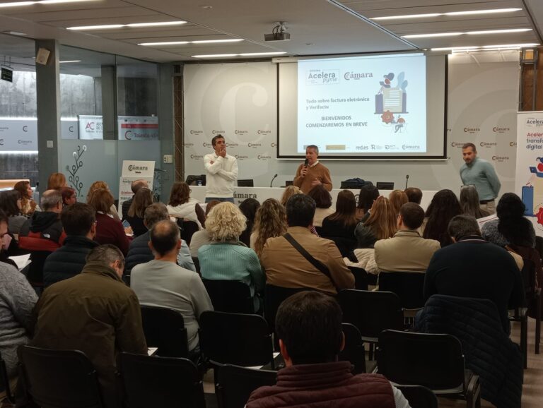 Lee más sobre el artículo Gran acogida del taller sobre Verifactu y factura electrónica organizado por la Cámara de Comercio en Toledo