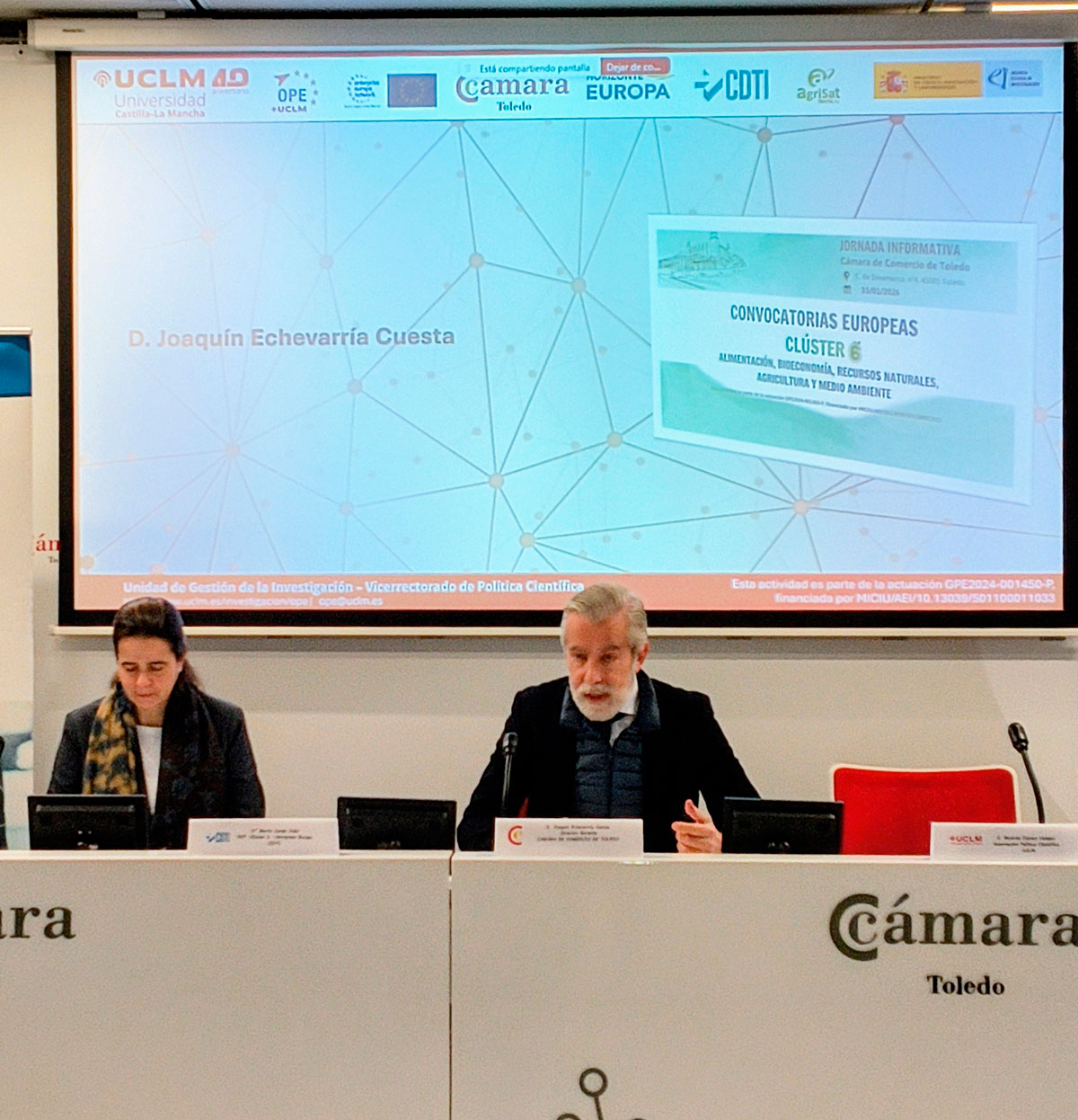 En este momento estás viendo Empresas e investigadores de la provincia conocen en Toledo las claves del Clúster 6 de Horizonte Europa