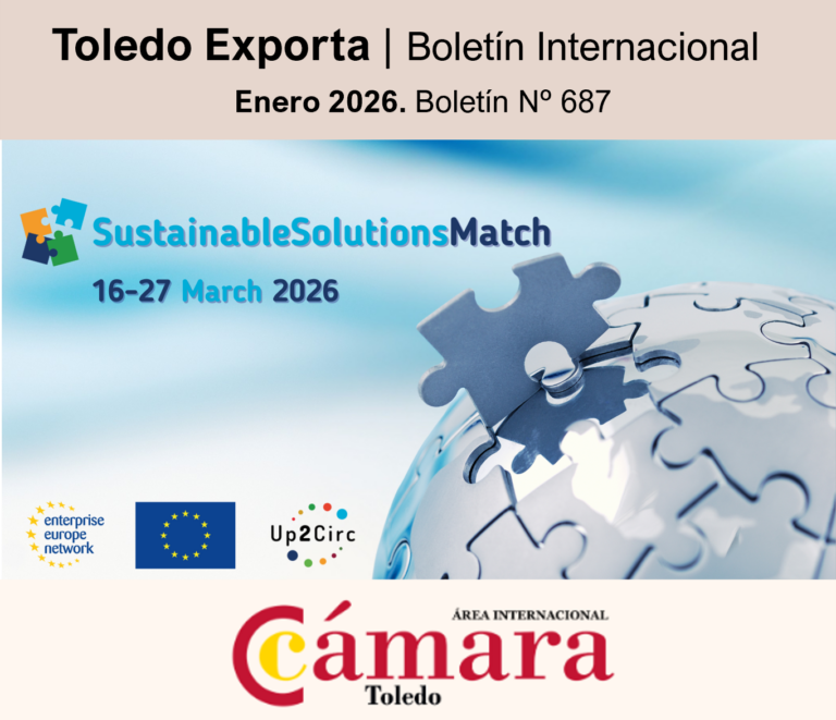 Lee más sobre el artículo Cámara Toledo renueva el boletín “Toledo Exporta” para reforzar la información y las oportunidades internacionales de las empresas de la provincia